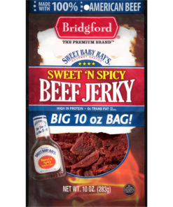 Bridgford Sweet Baby Ray’s Beef Jerky, Sweet ‘N Spicy, 10 Oz.