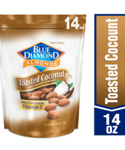 Blue Diamond Toasted Coconut Oven Roasted Almonds 14 oz. Bag