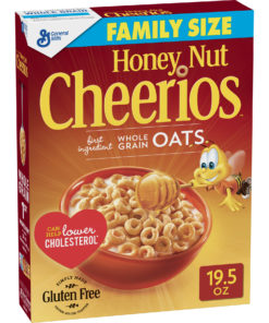 Honey Nut Cheerios Gluten Free Breakfast Cereal, 19.5 oz