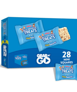 Kellogg’s Rice Krispies Treats Mini-Squares Crispy Marshmallow Squares Original Grab ‘N’ Go 11.2 Oz