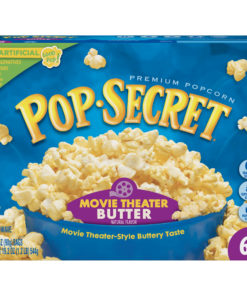 Pop Secret Movie Theater Butter Microwave Popcorn, 3.2 Oz, 6 Ct