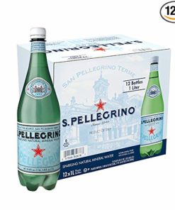 S.Pellegrino Sparkling 33.8 fl oz.(Pack of 12) Natural Mineral Water, Clean taste Water, New!