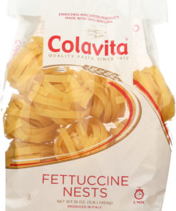 (3 Pack) Colavita Fettuccine Nests Pasta, 16 oz