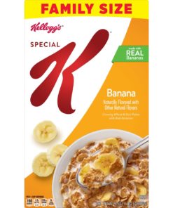 Kellogg’s Special K Breakfast Cereal, Banana, Family Size, 18.5 Oz