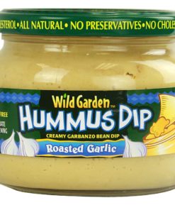 (2 Pack) Wild Garden Hummus Dip Roasted Garlic, 10.74 Oz.