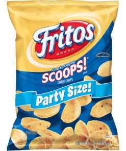 Fritos Scoops! Corn Snacks, Party Size, 15.5 oz Bag