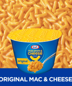 Kraft Easy Mac Original Flavor Macaroni and Cheese Dinner Cups, 8 – 2.5 oz Cups