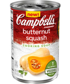 Campbell’s Cooking Soup, Butternut Squash, Perfect for Cooking Dinner, 10.5 Ounce Can