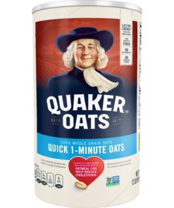 Quaker Oats, Quick 1 – Minute Oatmeal, 42 oz Canister