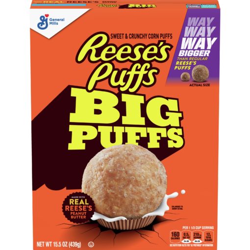 Reese’s Puffs Big Puffs Cereal, 15.5 oz.