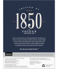 1850 Brand Coffee Trailblazer K-Cup Pods, Medium-Dark Roast Coffee, 24-Count