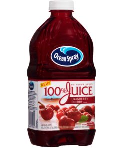 (2 pack) Ocean Spray 100% Juice, Cranberry Cherry, 60 Fl Oz, 1 Count