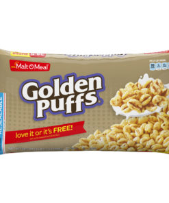 Malt-O-Meal Breakfast Cereal, Golden Puffs, 34.5 Oz, Bag