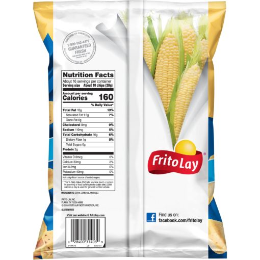 Fritos Scoops! Corn Snacks, Party Size, 15.5 oz Bag