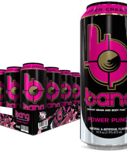 Bang Power Punch Energy Drink with Super Creatine, 16oz 12pk