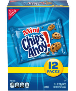 CHIPS AHOY! Mini Chocolate Chip Cookies, 12 – 1 oz Packs