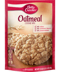 Betty Crocker Baking Mix, Oatmeal Cookie Mix, 17.5 Oz Pouch
