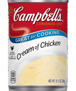(8 Pack) Campbell’s Condensed Cream of Chicken Soup, 10.5 oz. Can