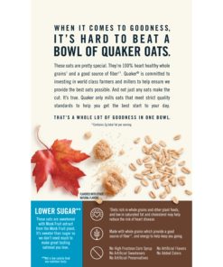 Quaker Instant Oatmeal, Lower Sugar Maple & Brown Sugar, 10 Packets