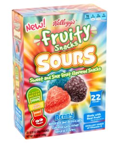 Kellogg’s Fruity Snacks, Berry Sours, 22 ct, 0.72 ct