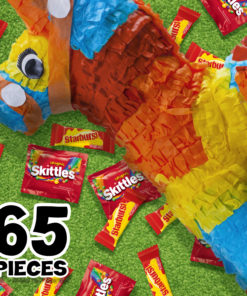 SKITTLES and STARBURST Original Candy Bag, 65 Fun Size Pieces, 31.9 Ounces