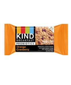 KIND Breakfast Probiotic Bars, Orange Cranberry, Gluten Free, 1.8oz, 4 Count