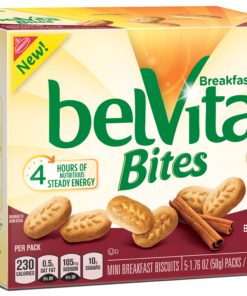 belVita Cinnamon Brown Sugar Mini Breakfast Biscuit Bites, 5 Packs