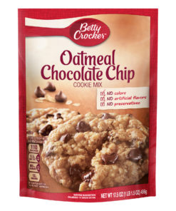 (2 Pack) Betty Crocker Oatmeal Chocolate Chip Cookie Mix, 17.5 oz