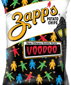 Zapp’s New Orleans Kettle Style Potato Chips, Voodoo, 9 oz