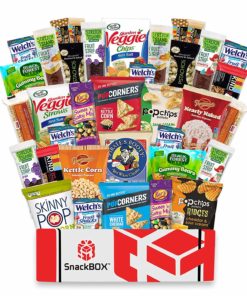 Gluten Free Snacks Care Package for College Students, Military, Office Snacks, Christmas By SnackBOX | Snack BOX