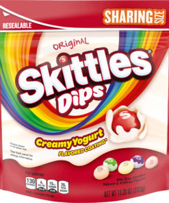 SKITTLES Original Yogurt Dips Candy, 11.2 Ounce Share Size Bag