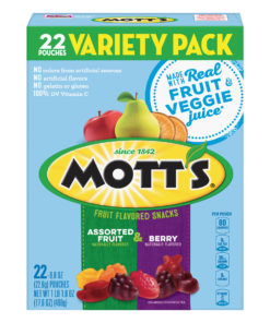 Mott’s, Assorted Fruit Snacks, Gluten Free, 17.6 oz
