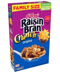 Kellogg’s Raisin Bran Crunch Breakfast Cereal, Original, 22.5 Oz