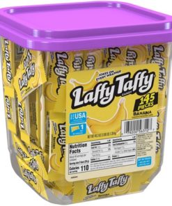 Laffy Taffy Banana Candy, 0.34oz (145 Count)