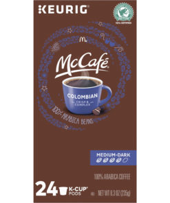 McCafe Medium-Dark Colombian Coffee K-Cup Pods, Caffeinated, 24 ct – 8.3 oz Box