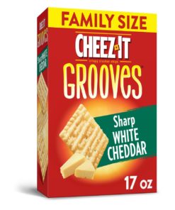 Cheez-It Crunchy Cheese Snack Crackers Sharp White Cheddar Family Size 17 Oz
