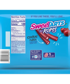 SweeTarts Soft & Chewy Tangy Strawberry Ropes 9 Oz