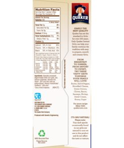 Quaker Instant Grits, Jalapeno Cheddar, 12 Packets