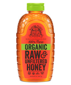 Nature Nate’s Organic Honey, 100% Pure, Raw & Unfiltered Honey, 32 Oz