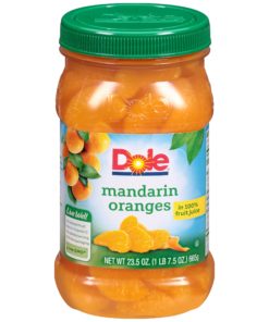 (3 Pack) Dole Mandarin Oranges in 100% Fruit Juice, 23.5 oz