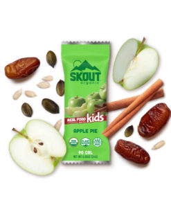 Skout Organic Kids Bars, Apple Pie, 6 bars, 0.85oz each