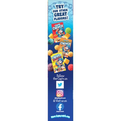 Cap’n Crunch Breakfast Cereal, Cotton Candy Crunch, 15.4 oz Box