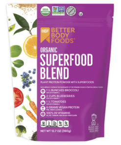 BetterBody Foods Superfood Blend Powder, Organic, 12.7 oz