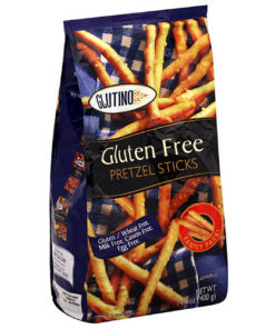 Glutino Gluten Free Pretzel Sticks, 14.1 oz, (Pack of 12)