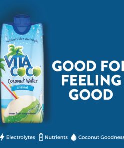 Vita Coco Coconut Water, Pure, 16.9 Fl Oz, 12 Count