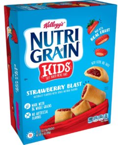 Kellogg’s Nutri-Grain Kids Soft Baked Mini Bars, Strawberry Blast, 13 Oz, 10 Ct
