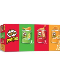 Pringles Potato Crisps Chips, Flavored Variety Pack, Grab ‘N’ Go, 13.7 Oz, 10 Ct