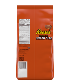 Reese’s, Peanut Butter Cups Snack Size Chocolate Candy, 60 Pieces, 33 Oz.