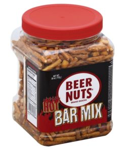 BEER NUTS Hot Bar Mix – Party Size Jar