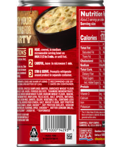 (4 Pack) Campbell’s Chunky Soup, Creamy Chicken & Dumplings, 18.8 oz Can